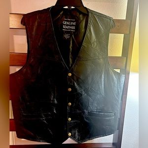 Vintage Genuine Leather Vest